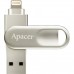 Флеш-накопитель Apacer USB3.1 + Lightning AH790 32GB for Apple Silver