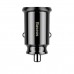 Автомобильный адаптер - зарядное устройство Baseus Grain Car Charger черное