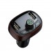 Автомобільний фм адаптер Baseus T typed Wireless MP3  CCALL-TM12