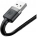 Кабель Baseus Cafule Lightning USB 1.5 A 2m CALKLF-CG1 Black-Grey
