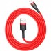 Кабель Baseus Cafule Lightning USB 1.5 A 2m Red CALKLF-c09