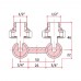 Вентиль двухтрубный Icma 1/2" №884 двойной термостат
