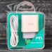 Зарядное устройство HOCO C76A Plus Speed Source PD 20W блок быстрый + кабель Type-C to Lightning