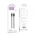Кабель HOCO Lightning True color charging data cable X68 1m 2.4A черный