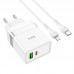 Блок питания и кабель HOCO charger set N21 1 USB 1 Type-C 30W