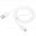 Кабель USB на USB-C 3a быстрая зарядка Borofone BX52 Airy силиконовый красный