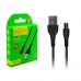 Кабель HOCO DU24 GIRAFFE micro-USB с длинным коннектором - носиком 8 мм