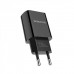 Зарядное устройство BOROFONE BA20A Sharp 1 USB 2.1A блок черный