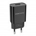 Зарядное устройство BOROFONE BA20A Sharp 1 USB 2.1A блок черный