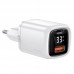 Зарядное устройство USAMS 33w с дисплеем Digital Display Fast Charger CC152 T46