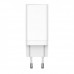 Сетевое зарядное устройство Baseus GaN3 Pro Fast Charger 2C+U на 65W (CCGP050102) блок белый