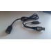 Y-образный USB кабель разветвитель 2 папы - 1 мама