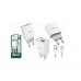 Зарядное устройство HOCO C81A Type-C USB набор  2-в-1 белый