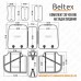 Комплект, 3D чехлы для сидений BELTEX Montana, black-brown