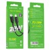 Кабель для быстрой зарядки iPhone 11 12 13 X pd Type-C to Lightning 1m Borofone BX49 черный