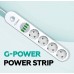 Фильтр сетевой Gelius Pro PowerStrip G-Power 4 евро-розетки и 4 USB-порта