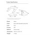 Подставка 13 - 14 - 15 - 17" - Baseus Metal Adjustable Laptop Stand LUJS000012 серебристая
