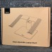 Подставка 13 - 14 - 15 - 17" - Baseus Metal Adjustable Laptop Stand LUJS000012 серебристая