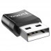 Адаптер USB 2.0 штекер на Type-C гнездо Hoco UA17 6931474762009