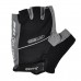 Велоперчатки Grey's с короткими пальцами и гелевыми вставками, черно-серые М
