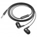 Наушники Hoco M97 Enjoy With Microphone проводная вакуумная гарнитура черная