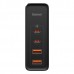 Зарядное устройство 4 порта Baseus GaN2 Pro 100 Вт (2Type-C + 2USB) черное CCGAN2P-L01