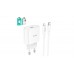 Зарядное устройство Hoco C94A Metro 20W (1 Type-C) + Кабель Type-C to Lightning