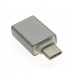 Адаптер OTG USB-A female - type-C male (переходник мама - папа)