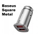 Зарядное устройство автомобильное Baseus Square Metal QC 3.0 30W 2USB CCALL-DS0S