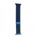 Ремешок Grand для Apple Watch Milanese loop 38 40 41 mm миланское плетенье синий
