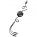 Кабель рулетка тройной Baseus Golden Loop Three-in-One CAMLT-JH01