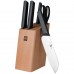 Набор ножей Xiaomi Huo Hou с подставкой (6 предметов) HU0057