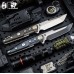 Нож туристический Xiaomi HX Outdoors Heavy Armor Tactical Straight Knife Black (D-220A)
