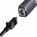 Переходник Baseus Lite Series Ethernet Adapter Type-C to RJ45 LAN Port (100Mbps) WKQX000201