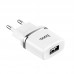 Блок питания Hoco C11 1 порт Usb + кабель MicroUsb белый