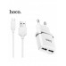 Блок питания Hoco C11 1 порт Usb + кабель MicroUsb белый