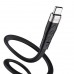 Кабель силиконовый Hoco X53 Angel USB - Lightning черный