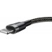 Кабель Baseus Cafule Braided USB to Lightning 1m (CALKLF-BG1)