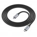 Кабель USB3.2 2 метра HOCO US06  20Gbps 100W HD high speed data cable черный