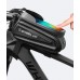 Вело-мото сумка Wheel Up с держателем для телефона чёрно-карбоновая