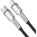 Кабель Baseus Cafule Metal Series Lightning - Type-C 20W для iPhone iPad CATLJK-A01