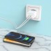 Зарядное устройство BOROFONE BA55A Crown 2 выхода Type-C и USB 20Вт белое