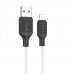Кабель HOCO X90 резиновый USB - Lightning 100 см белый