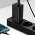 Сетевое зарядное устройство Baseus GaN Lite 65W 1USB + Type-C (CCGAN2L-B01) черное