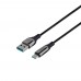 Кабель с дисплеем HOCO S51 USB - Type-C 1.2м черный 6931474749239