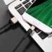 Кабель усиленный нейлоновый HOCO X26 Xpress Micro USB 1m черно золотистый
