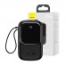 Внешний аккумулятор Baseus Qpow 20000 mAh 22.5w встроенный кабель USB-C (PPQD-I01) черный
