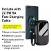 Внешний аккумулятор Baseus Qpow 20000 mAh 22.5w встроенный кабель USB-C (PPQD-I01) черный