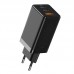 Зарядное устройство Baseus 65W GaN2 Pro (CCGAN2P-B01) + кабель 100W USB Type C черные