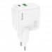 Зарядное устройство 2 порта Hoco C111A блок питания USB + Type-C 30W